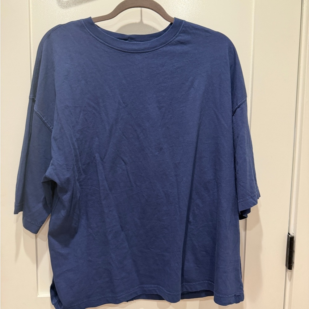 Free People Navy Top